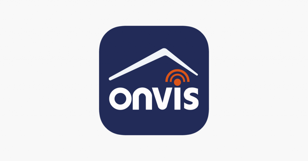 Onvis Home app icon on gray gradient